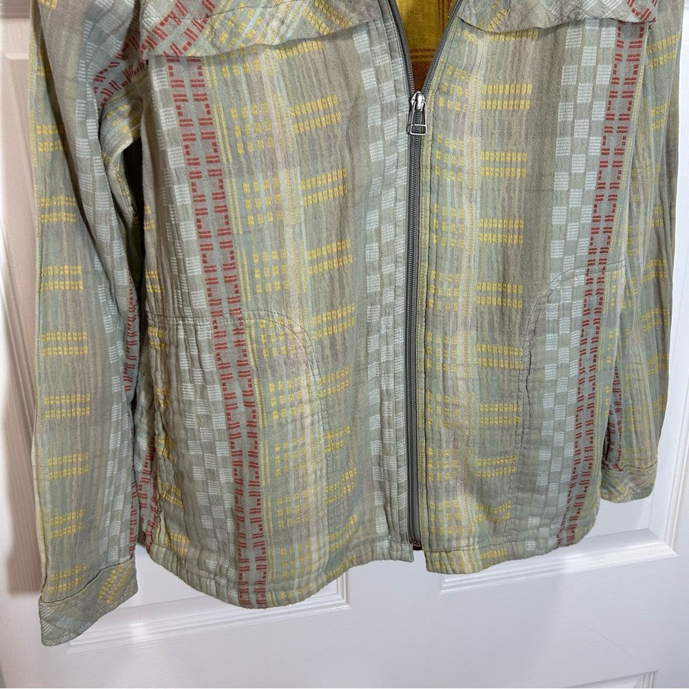 Woolrich Colorful Plaid Zip Up Shirt Jacket - Picture 4 of 9
